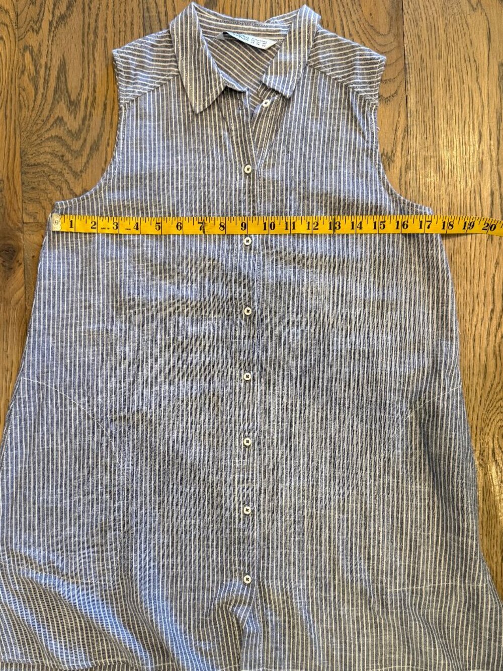 Zara Basic Z1975 Sleeveless Tunic/Shirtdress XS - Picture 7 of 9
